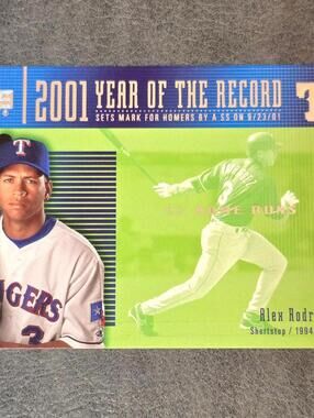 2001 Upper Deck #732 Year of the Record Alex Rodriguez Baseball Card